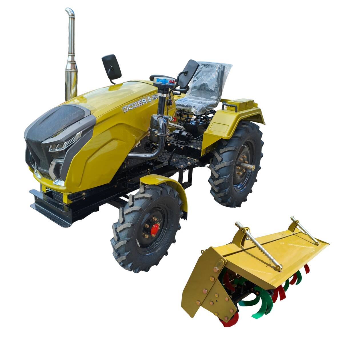 Мототрактор DOZER D240 з фрезою